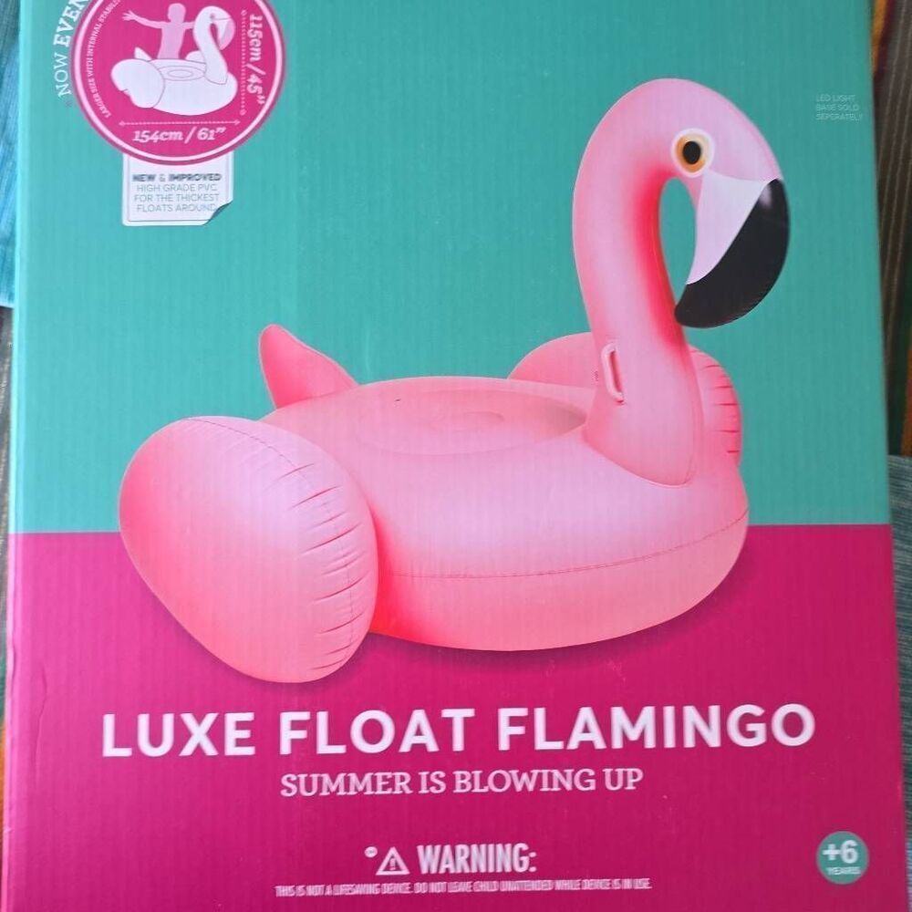 Sunnylife Luxe Float Flamingo, NIB, 45" x 61"